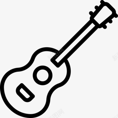 儿童素材吉他儿童乐器图标图标