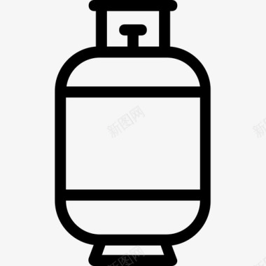 气瓶储气罐氧气图标图标