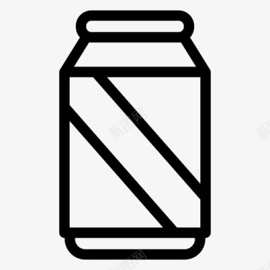 饮料罐头可乐图标图标