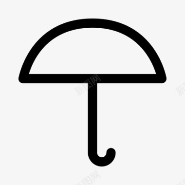 勇敢的保护umbrella图标