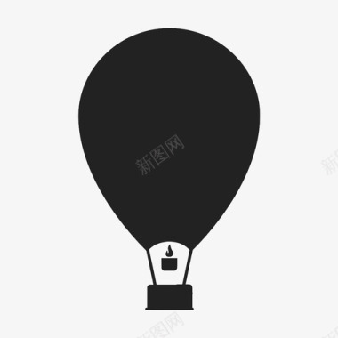 热气球气球飞行气球图标图标