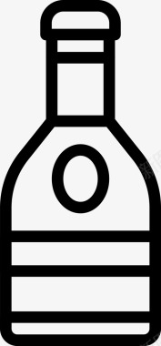烹饪酒瓶烹饪饮料图标图标