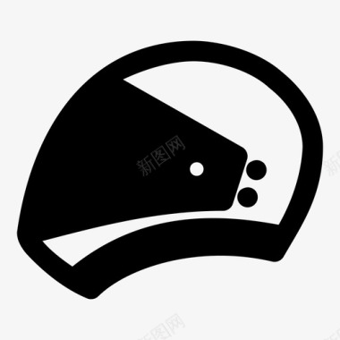 道路摩托车头盔防护赛车头盔图标图标