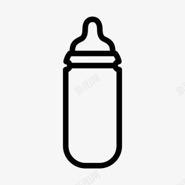 婴儿奶瓶婴儿食品饮料图标图标