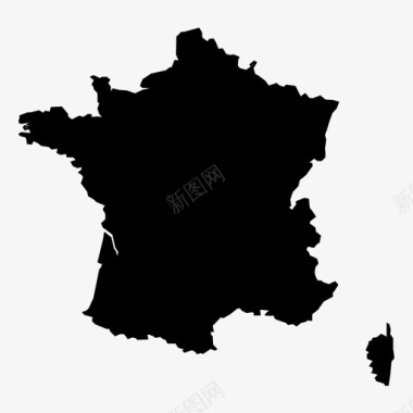 法国地图欧洲欧洲地图图标图标