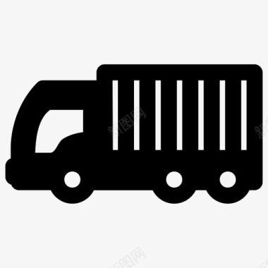 卡车物流运输图标图标