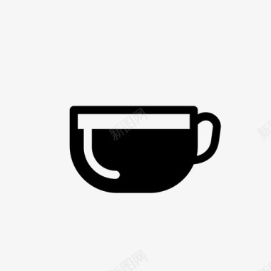黑咖啡咖啡浓咖啡图标图标