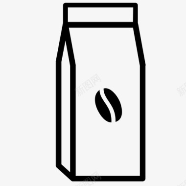 手拎袋采购产品咖啡袋咖啡袋阿拉比卡图标图标