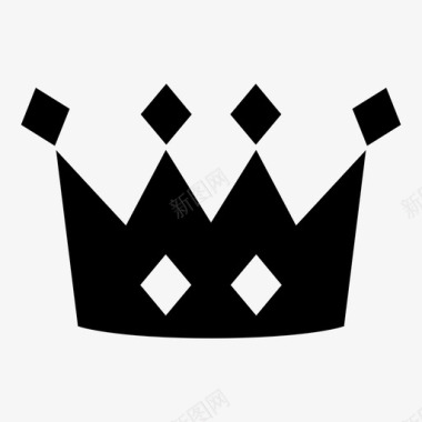 皇冠权威领袖图标图标
