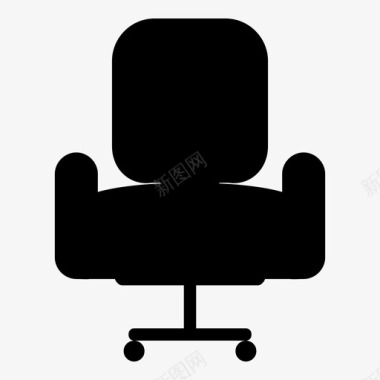 座椅商务椅子图标图标