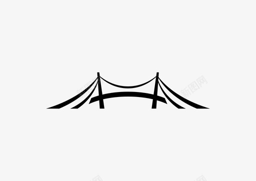 博斯普鲁斯海峡大桥博斯普鲁斯桥欧亚大陆图标图标