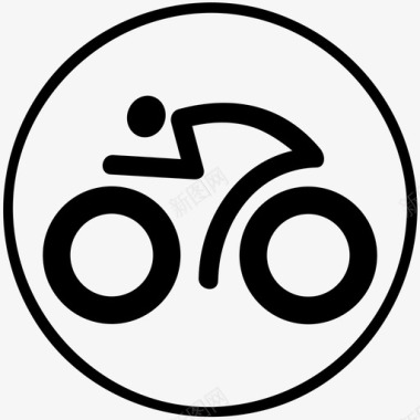 自行车自行车山地自行车图标图标
