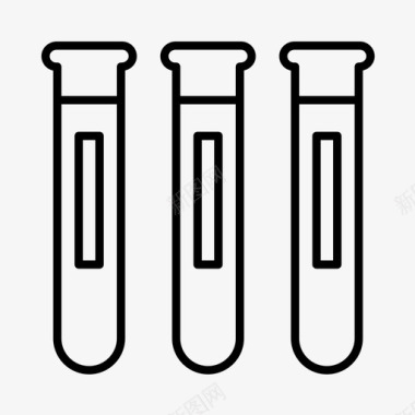 实验室设备试管化学实验室设备图标图标