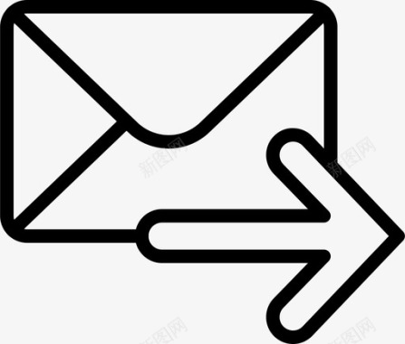 发送邮件发送邮件信封信件图标图标