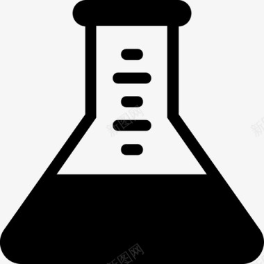 锥形礼炮锥形瓶化学实验室图标图标