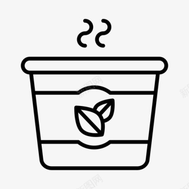 素食汤营养师营养图标图标