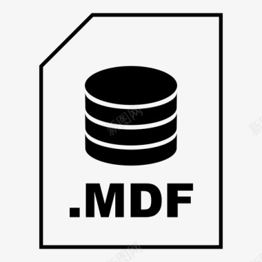 SQL打开文件mdf数据库文件图标图标