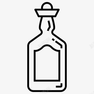 龙舌兰酒酒鸡尾酒图标图标