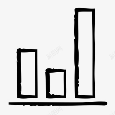 柱状图信息图办公室图标图标