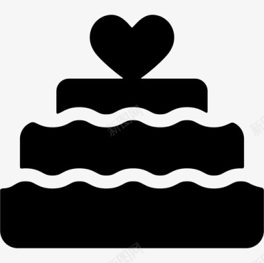 用心的蛋糕招牌做我的情人图标图标