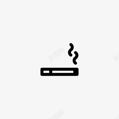 香烟区域烟雾图标图标