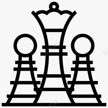战略象棋游戏图标图标