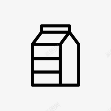 DVD盒牛奶牛奶盒早餐图标图标