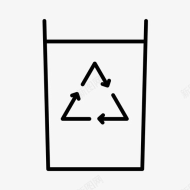 回收箱环保绿色能源图标图标