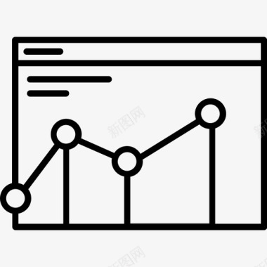 业务图表图表曲线绘图图标图标
