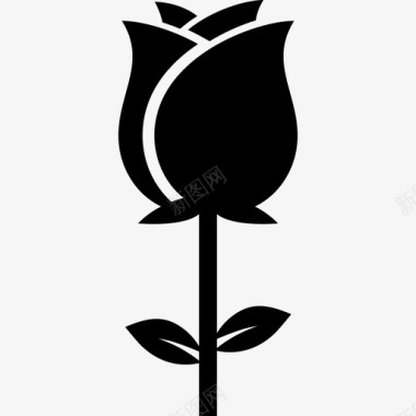 花朵玫瑰大自然花朵图标图标