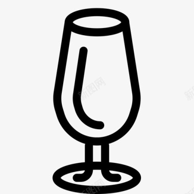 饮料杯啤酒杯玻璃器皿图标图标