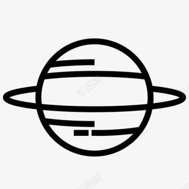 行星太空恒星图标图标