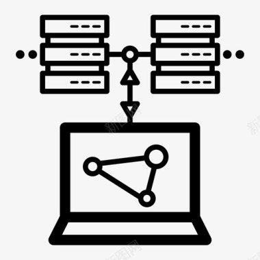 智能储物柜数据解释分析统计图标图标