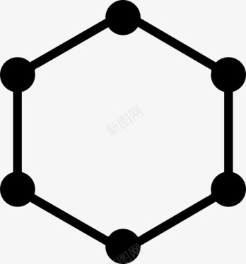 不规则几何六边形绘图窗体图标图标