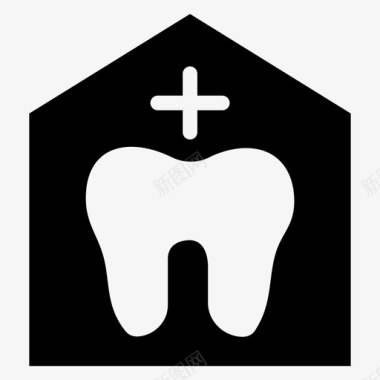 牙齿诊所牙医图标图标