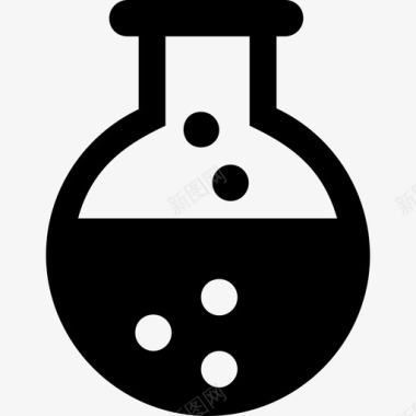 锥形礼炮烧瓶锥形瓶实验图标图标