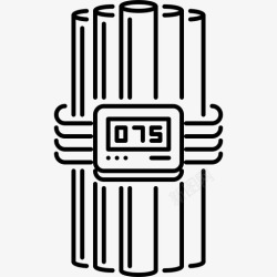 TNT炸药炸弹炸药tnt图标高清图片