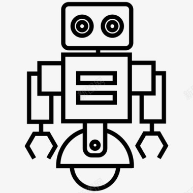 机器人机器人人工智能图标图标