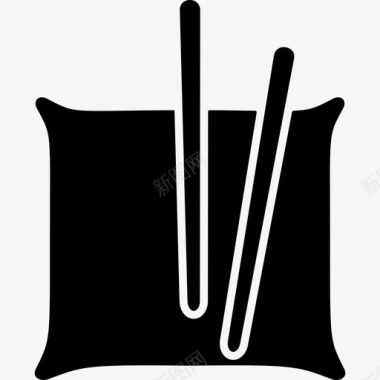 马马菜带筷子的日本菜食物日本文化图标图标