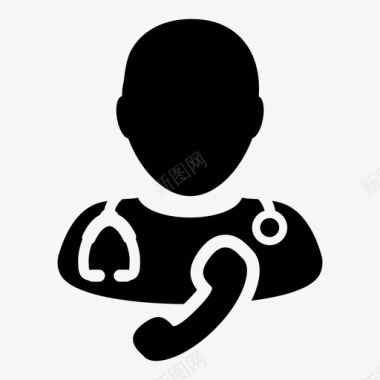 电话咨询按钮医生建议咨询图标图标