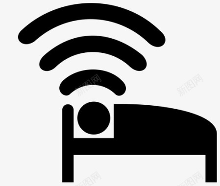 矢量信号发射器梦想wifi成瘾夜晚图标图标