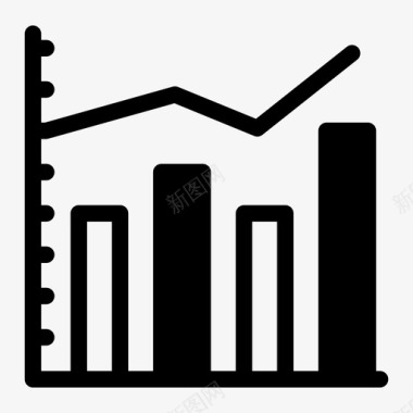 报告年终总结图表条形图进度图标图标