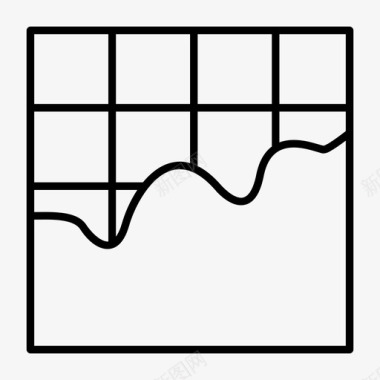 报告年终总结图表条形图进度图标图标