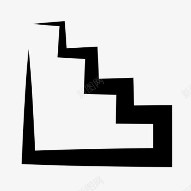 楼梯箭头图标图标