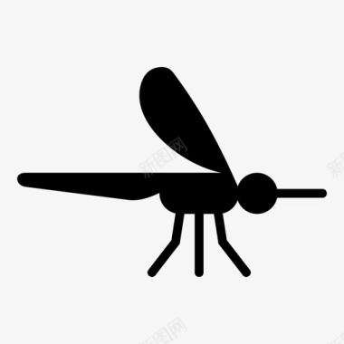 灭害虫蚊子虫子疟疾图标图标
