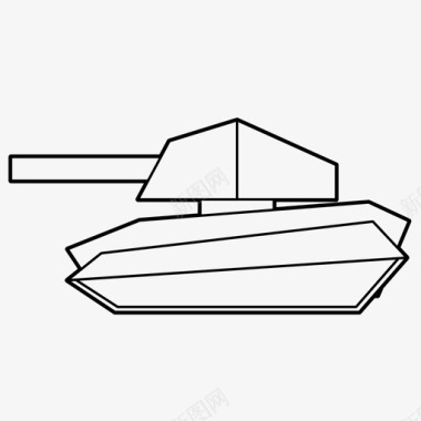 婚庆用车坦克军队冲突图标图标