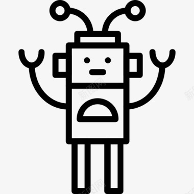 打扫机器机器人角色机器图标图标