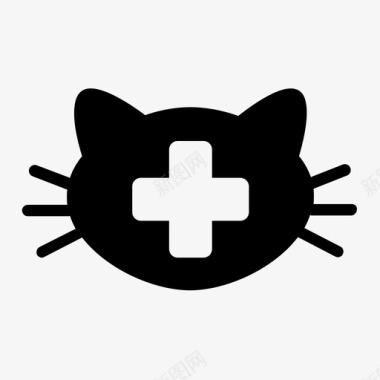 兽医动物医生猫图标图标