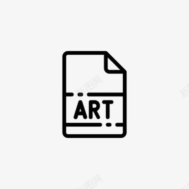 艺术艺术文档扩展名图标图标