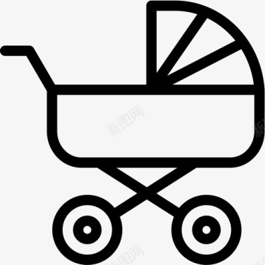 婴儿推车婴儿推车婴儿推图标图标
